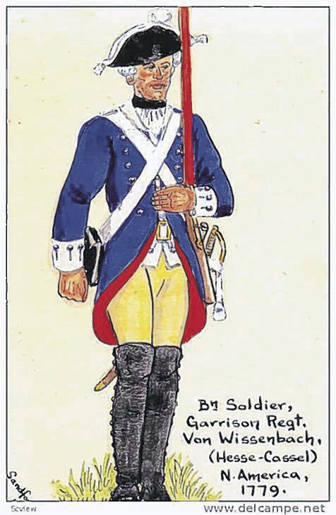 Reidt, Johannes (John Reed) - Hessian 'Prussian' Army 1776-1782